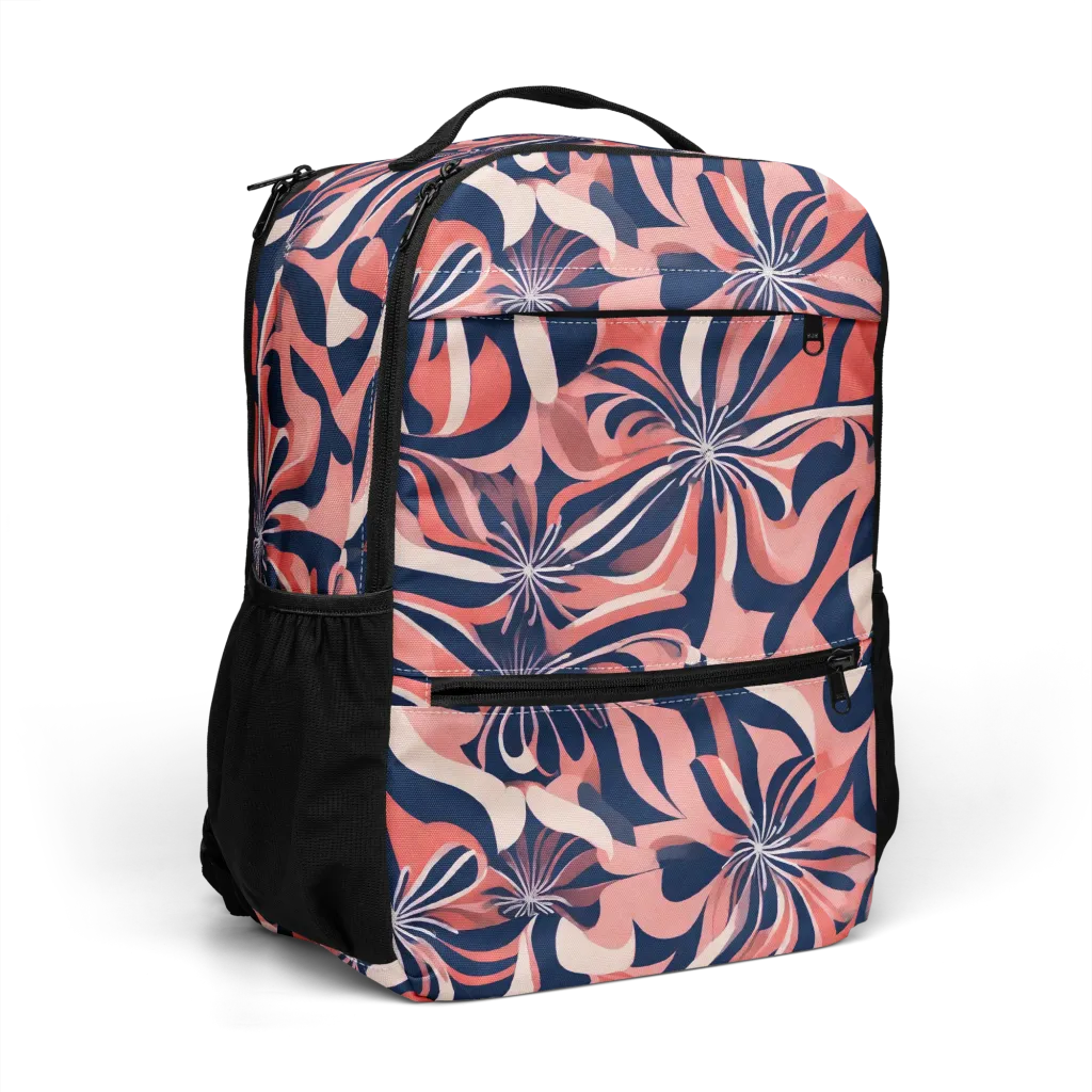 Navy Petal Voltage on Utility Backpack — Right Front