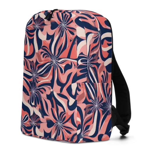 Navy Petal Voltage on a Minimalist Backpack