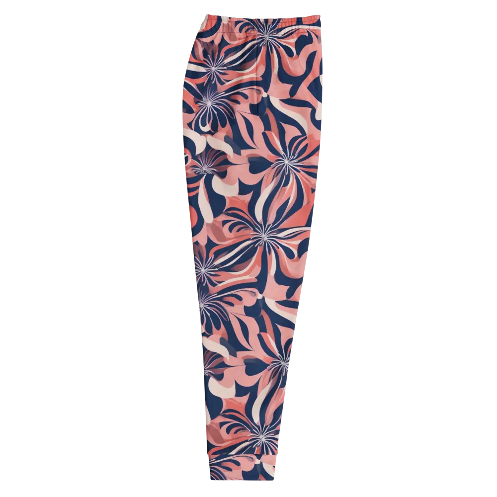 Navy Petal Voltage on Men's Joggers — Right