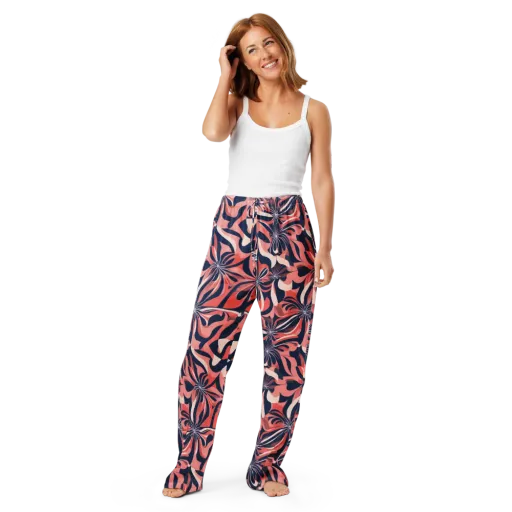 Navy Petal Voltage on a Women's Pajama Pants