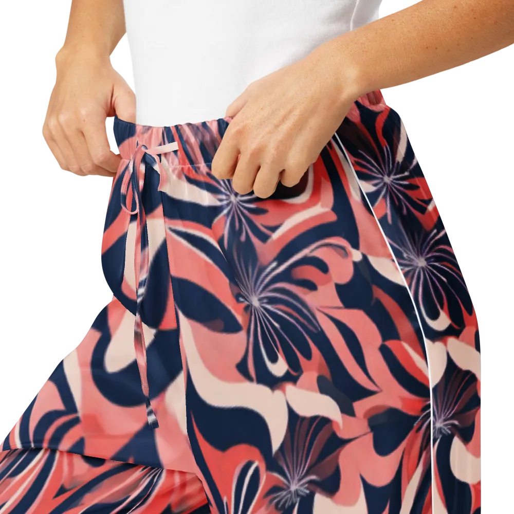 Navy Petal Voltage on Women's Pajama Pants — Product details