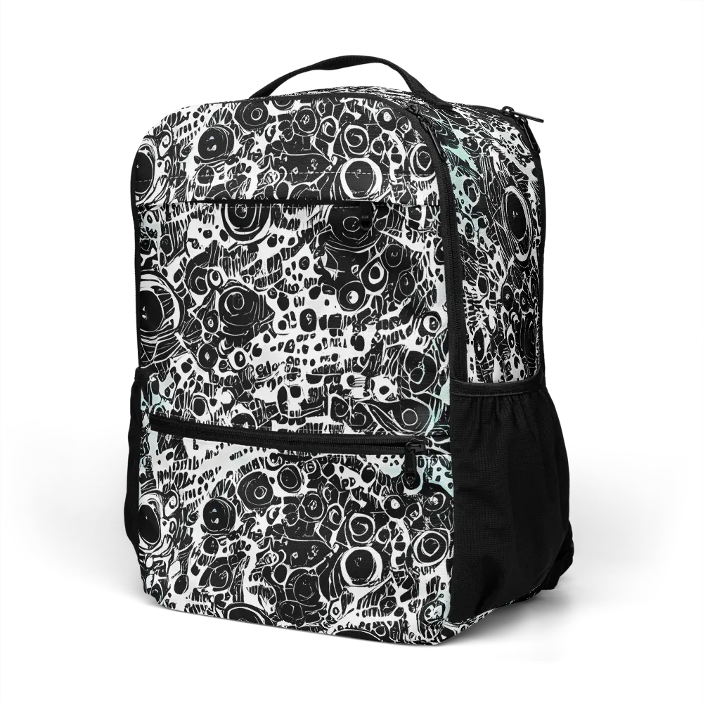 Static Bloom on Utility Backpack — Left Front