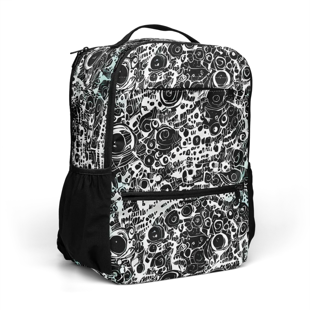 Static Bloom on Utility Backpack — Right Front