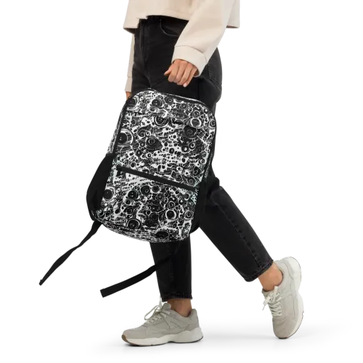 Static Bloom on a Utility Backpack