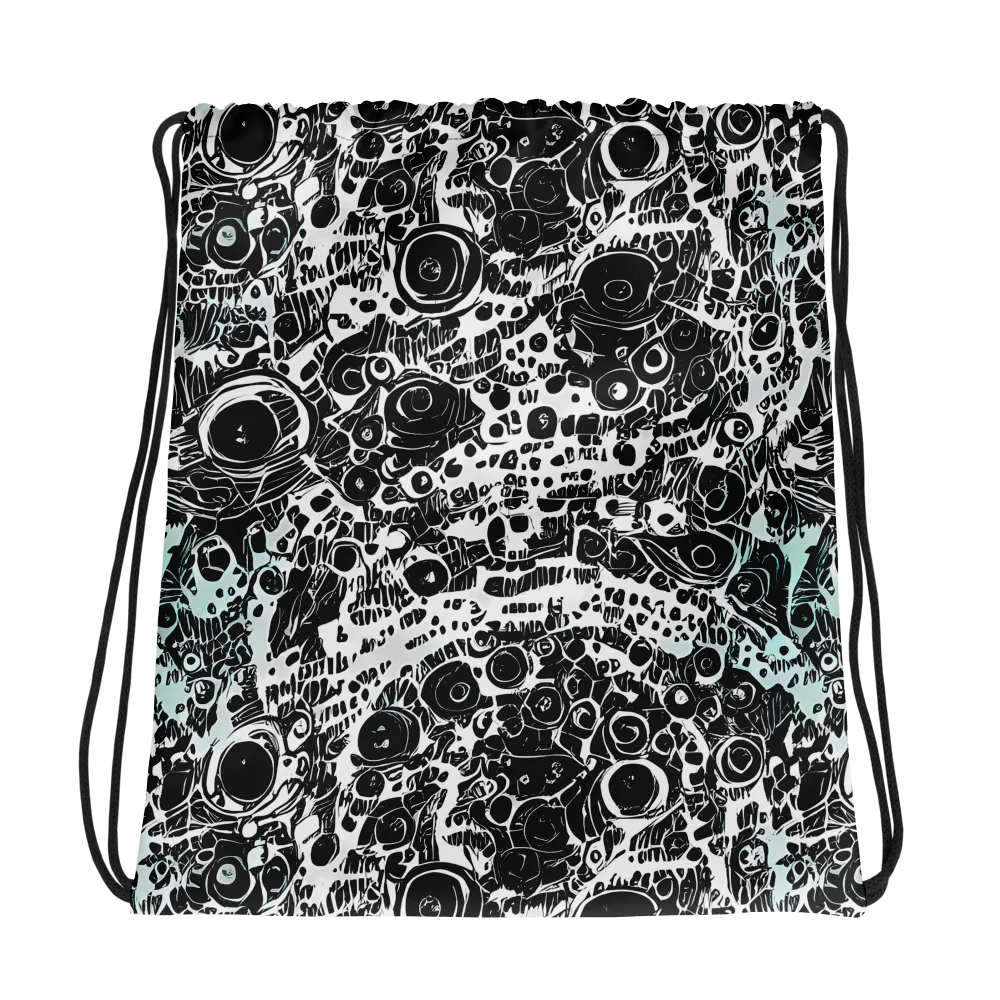 Static Bloom on Drawstring Bag — Photo