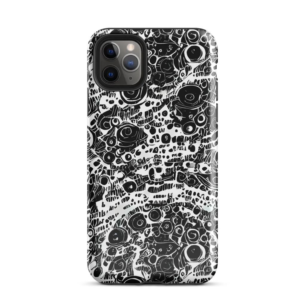 Static Bloom on Tough Case for iPhone® — Front