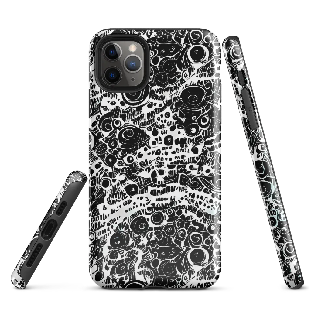Static Bloom on Tough Case for iPhone® — Front