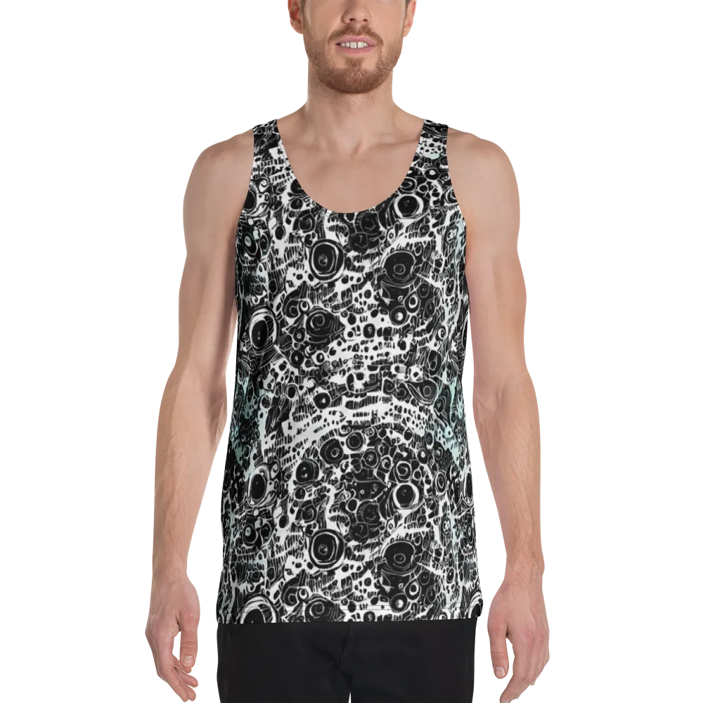 Static Bloom on Men's Tank Top — Front