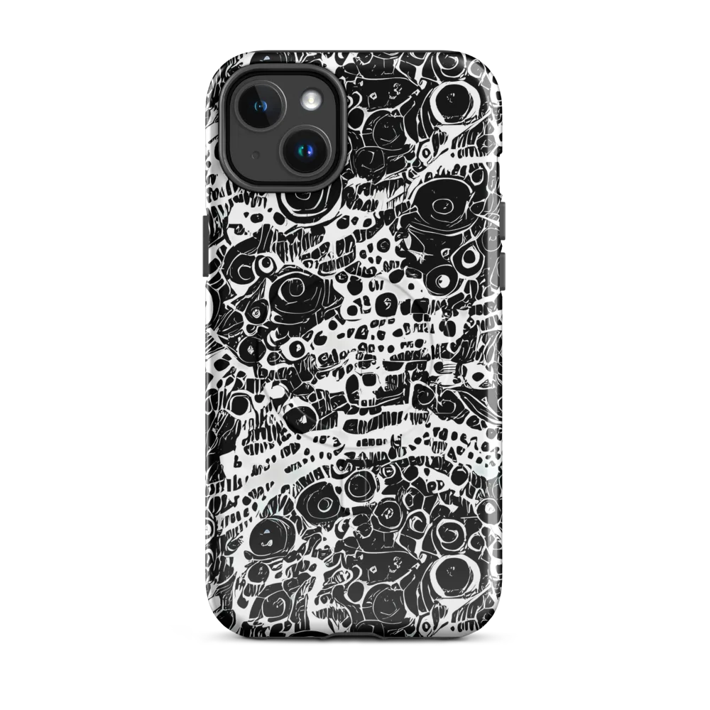 Static Bloom on MagSafe Tough Case for iPhone® — Front