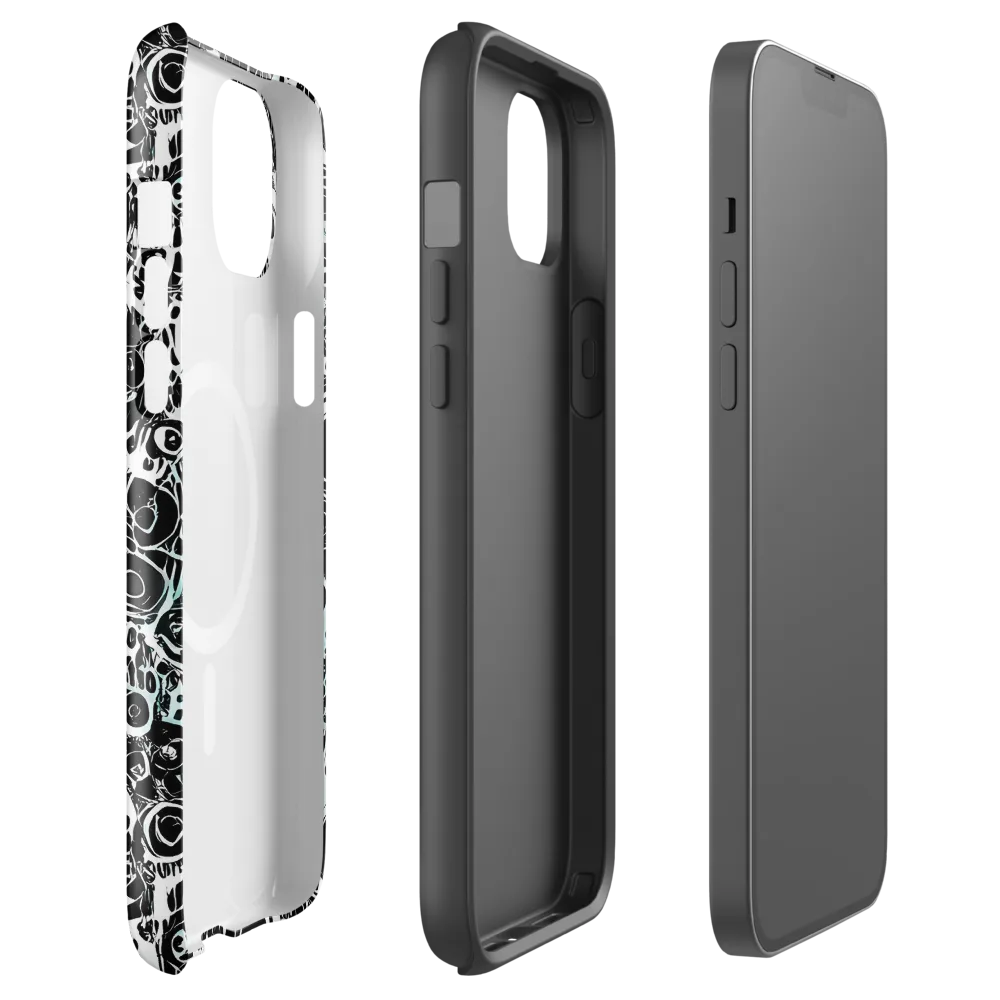 Static Bloom on MagSafe Tough Case for iPhone® — Front