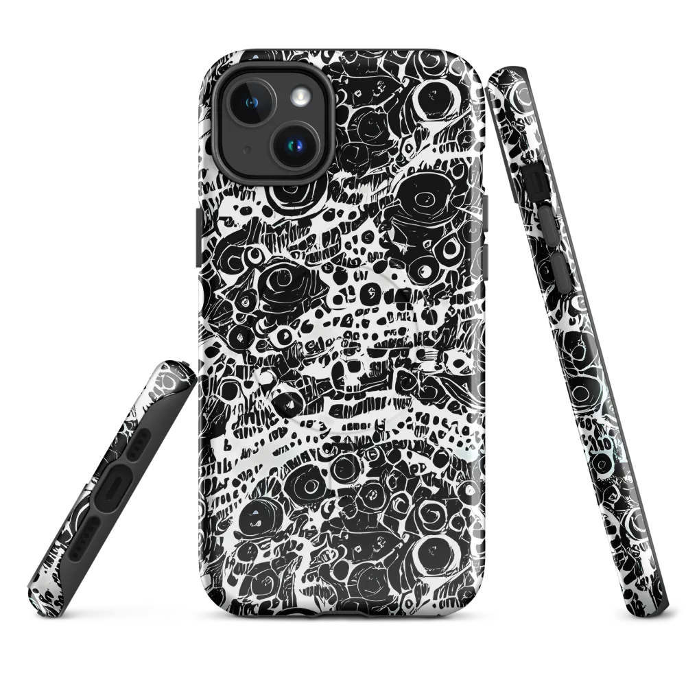 Static Bloom on MagSafe Tough Case for iPhone® — Front