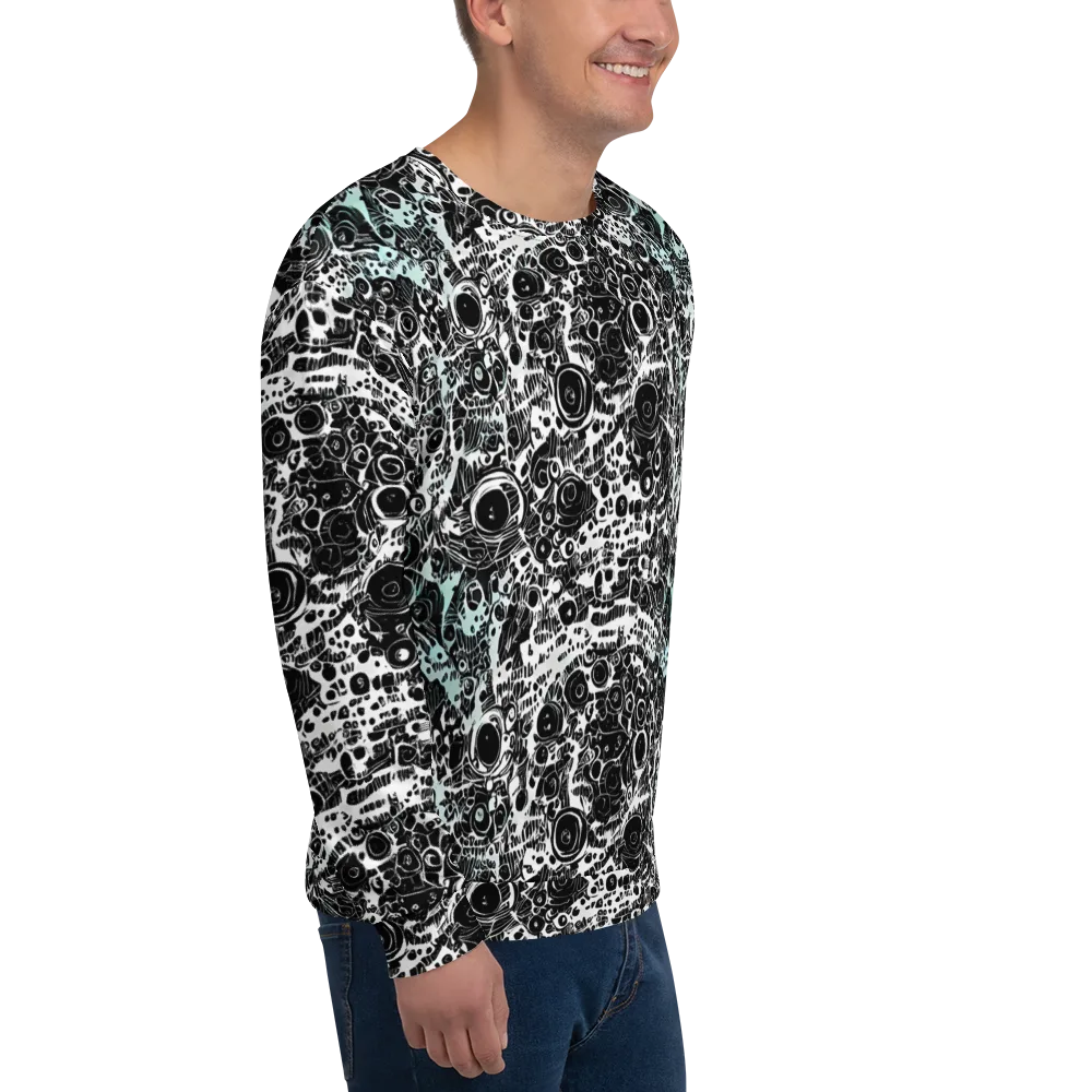 Static Bloom on Sweatshirt — Right Front