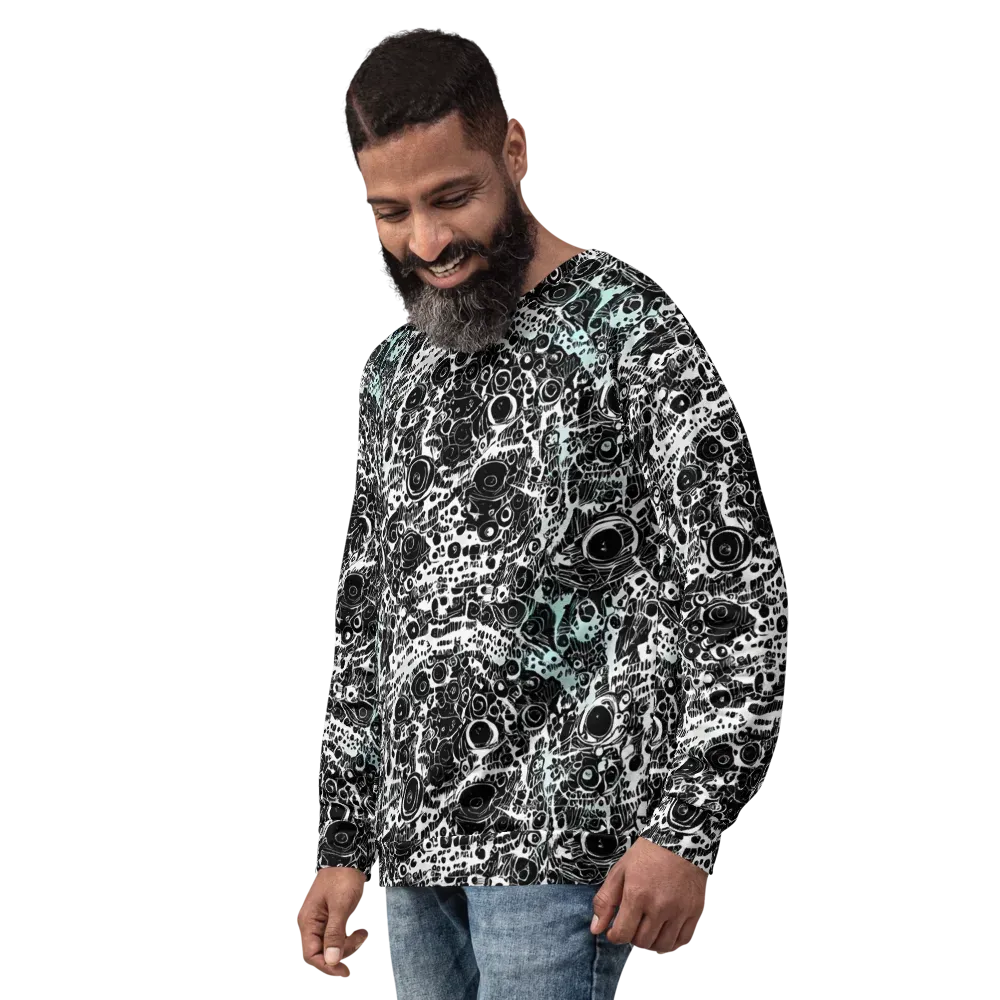 Static Bloom on Sweatshirt — Left Front