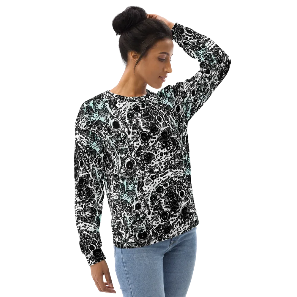 Static Bloom on Sweatshirt — Right Front
