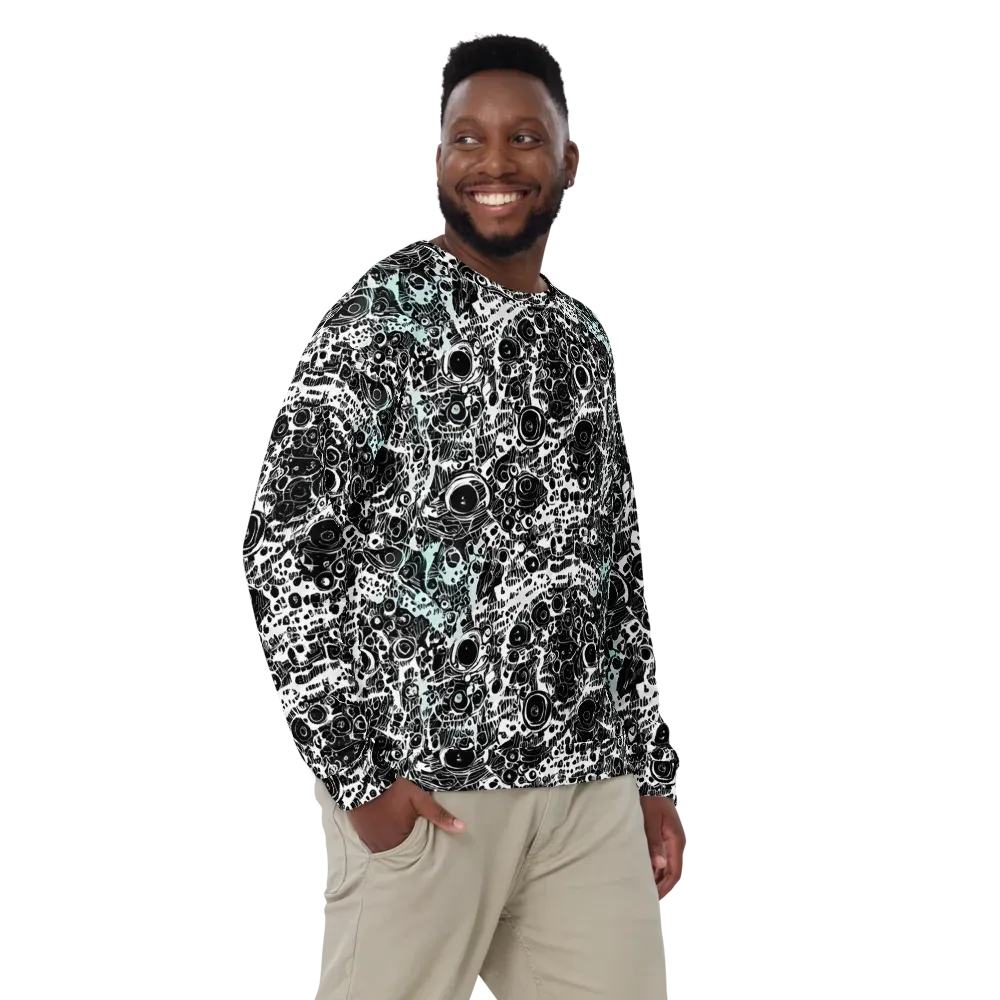 Static Bloom on Sweatshirt — Front