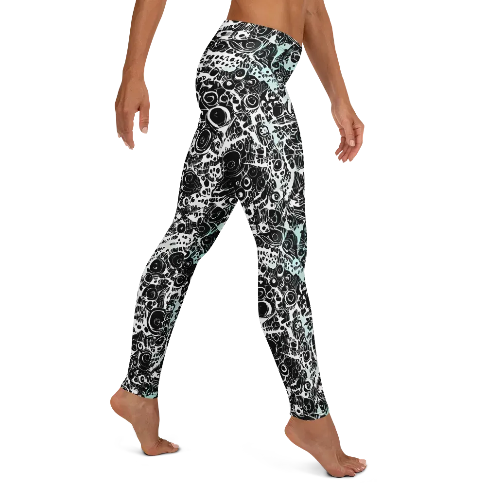 Static Bloom on Leggings — Right