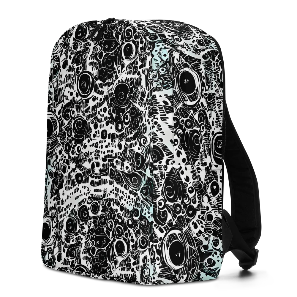 Static Bloom on Minimalist Backpack — Left