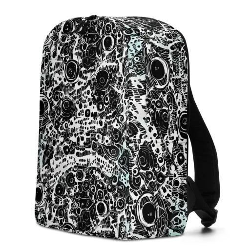 Static Bloom on a Minimalist Backpack