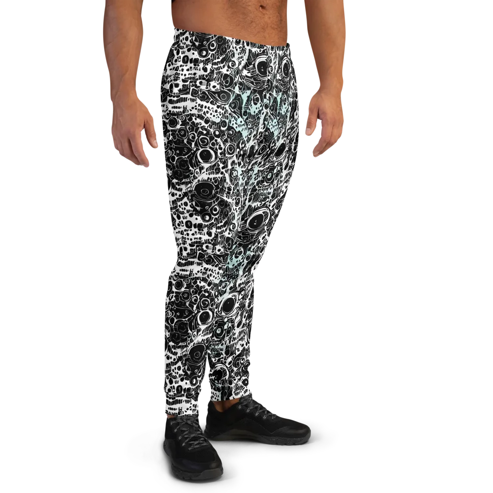 Static Bloom on Men's Joggers — Right
