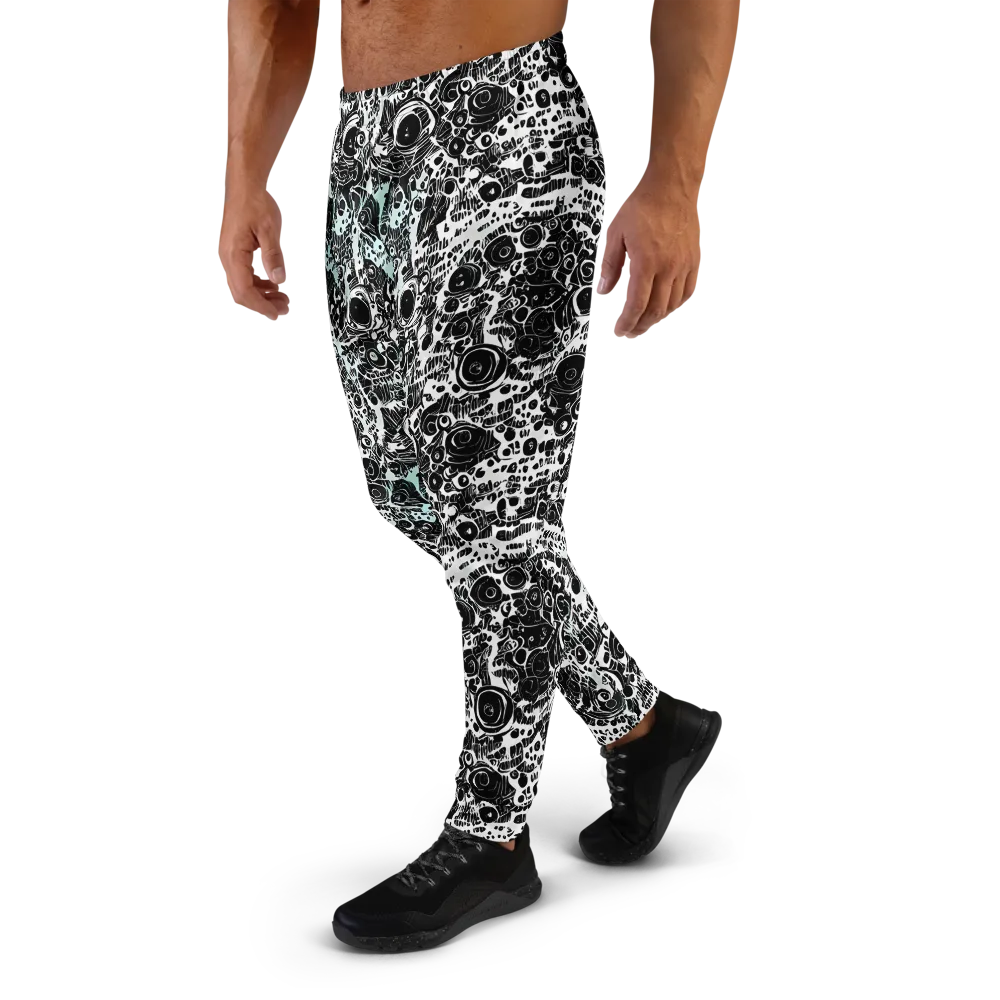 Static Bloom on Men's Joggers — Left