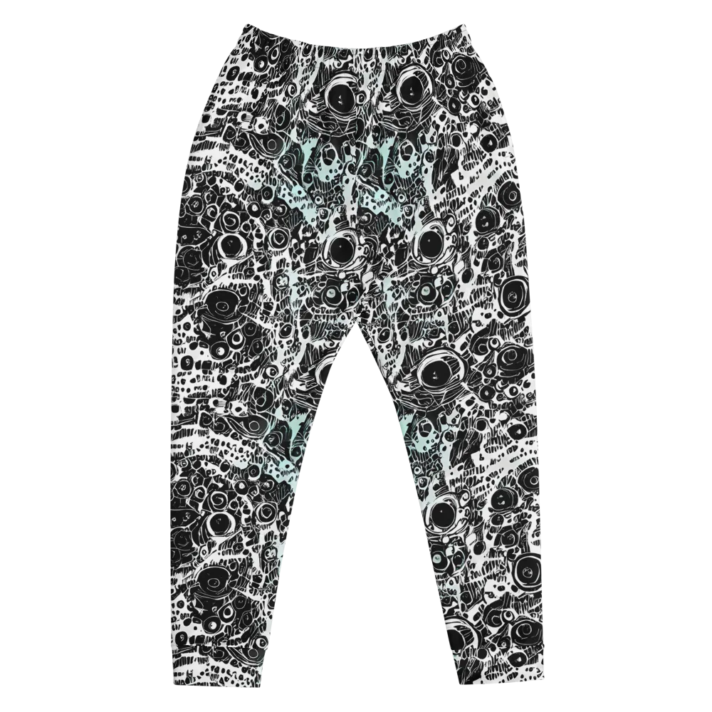 Static Bloom on Men's Joggers — Front