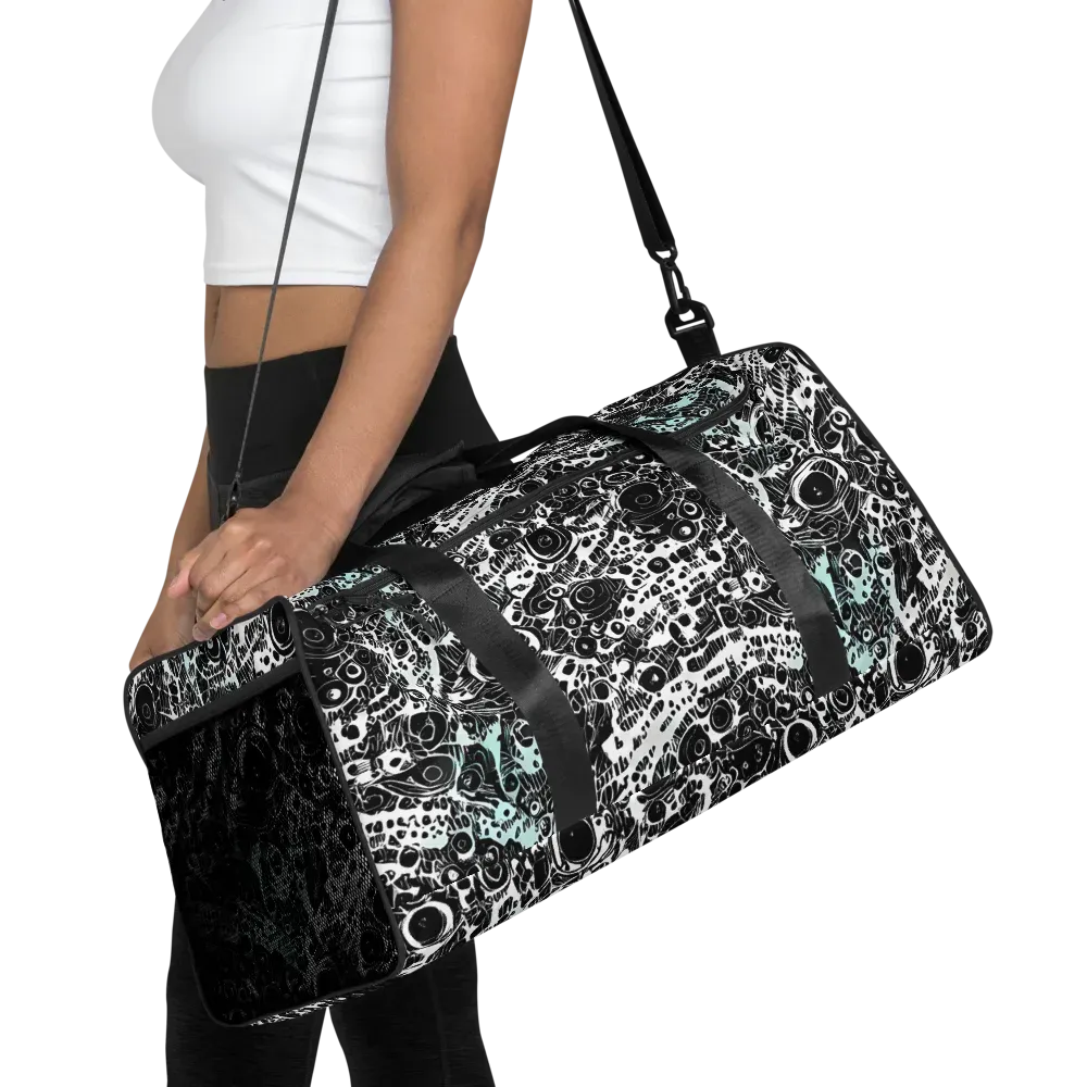 Static Bloom on Duffle Bag — Front