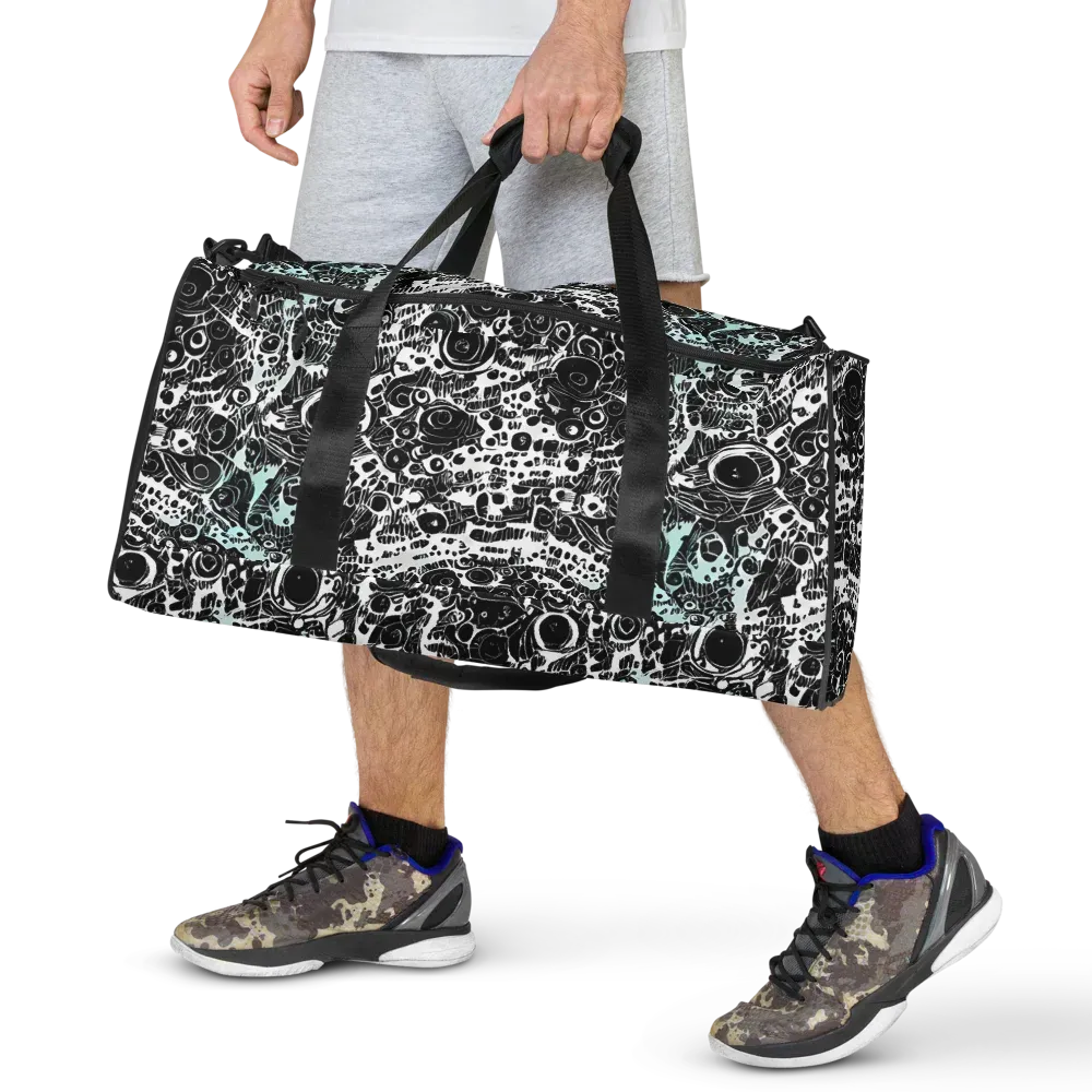 Static Bloom on Duffle Bag — Front