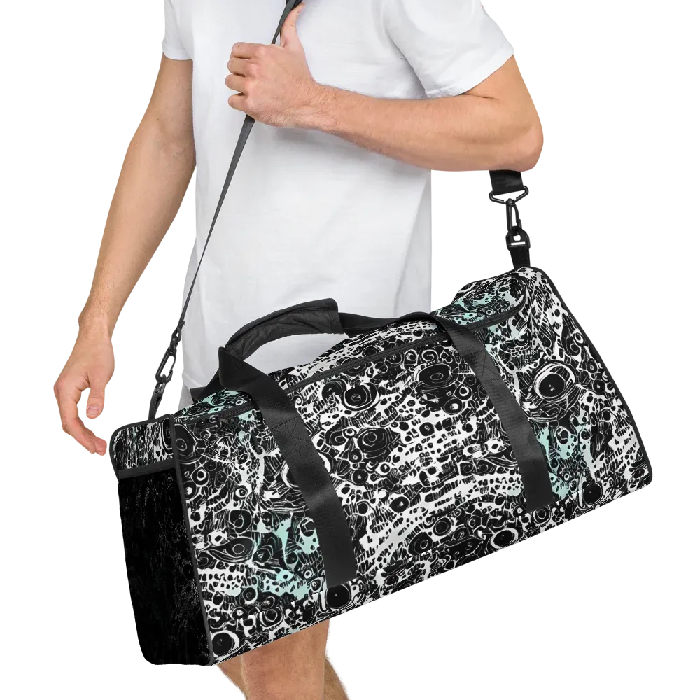 Static Bloom on Duffle Bag — Right Front