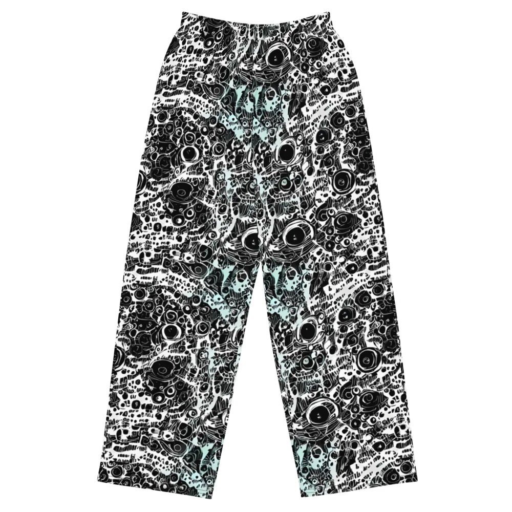 Static Bloom on Wide-Leg Pants — Front