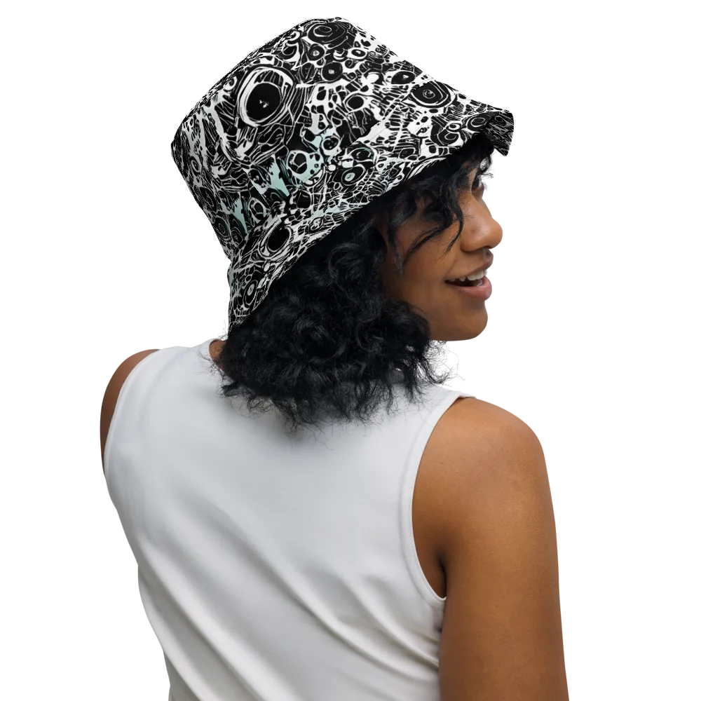 Static Bloom on Reversible Bucket Hat — Right Outside
