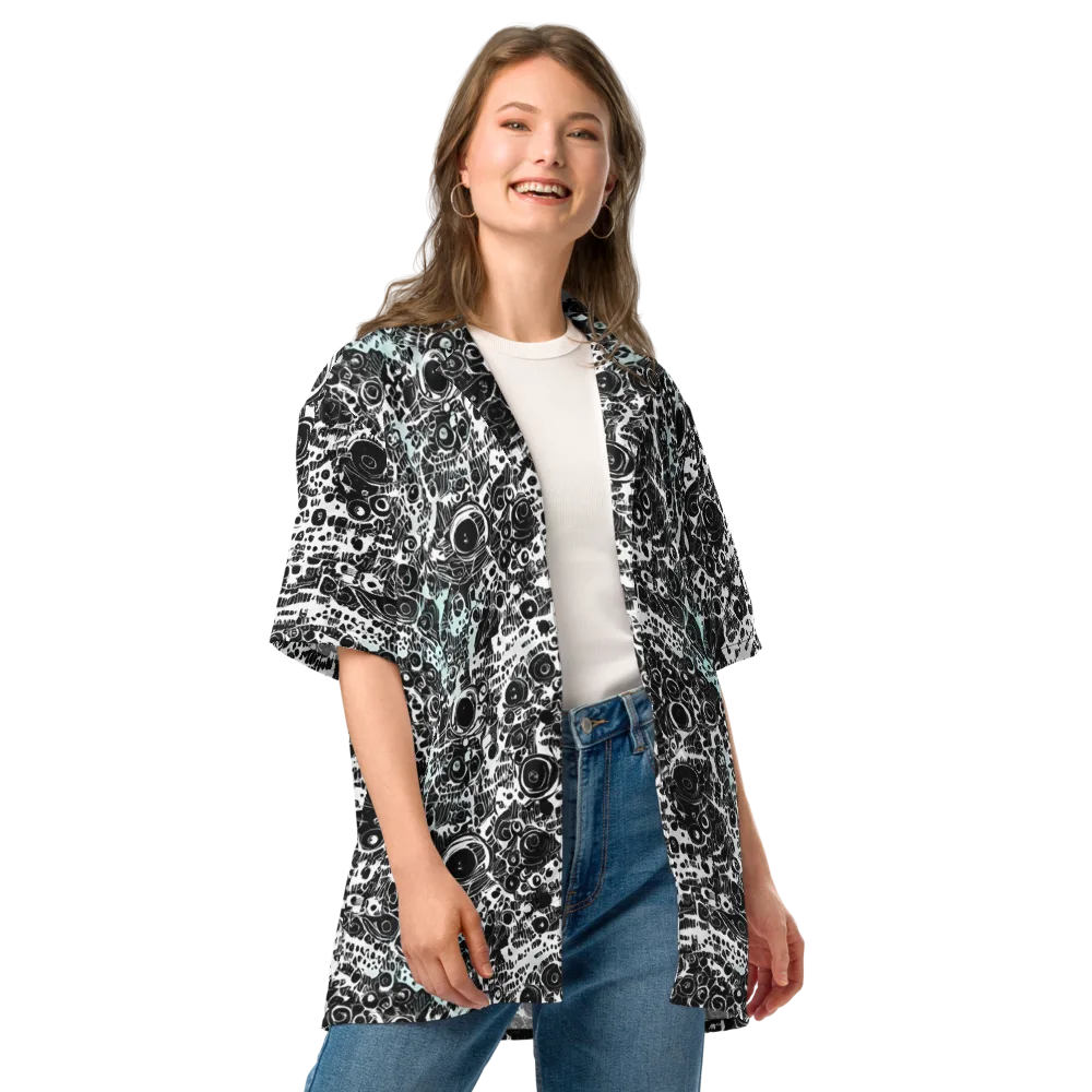 Static Bloom on Button Shirt — Front