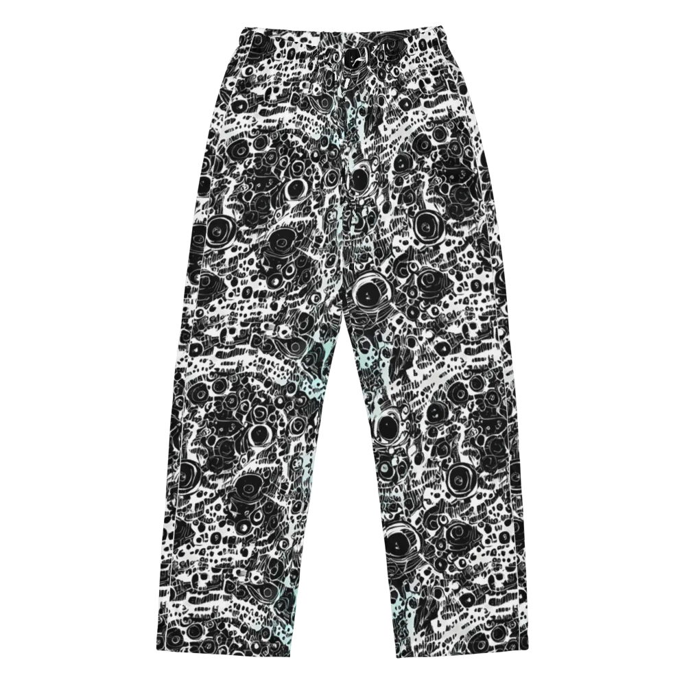Static Bloom on Women's Pajama Pants — Front