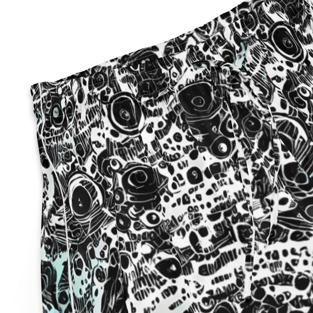 Static Bloom on Women's Pajama Shorts — Product details