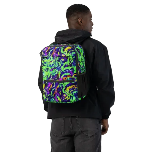 Lime After Midnight on a Utility Backpack
