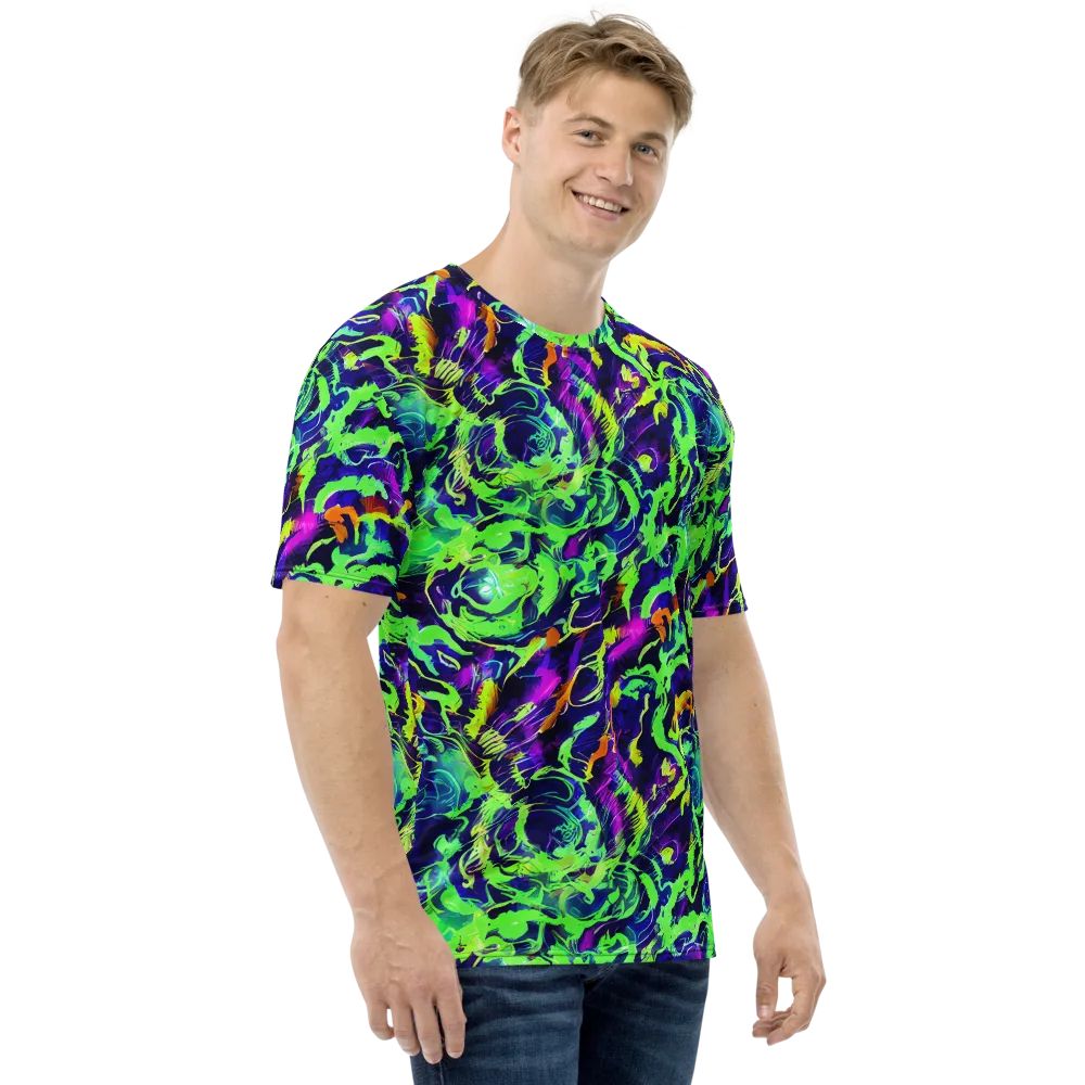 Lime After Midnight on Men's Crew Neck T-Shirt — Right