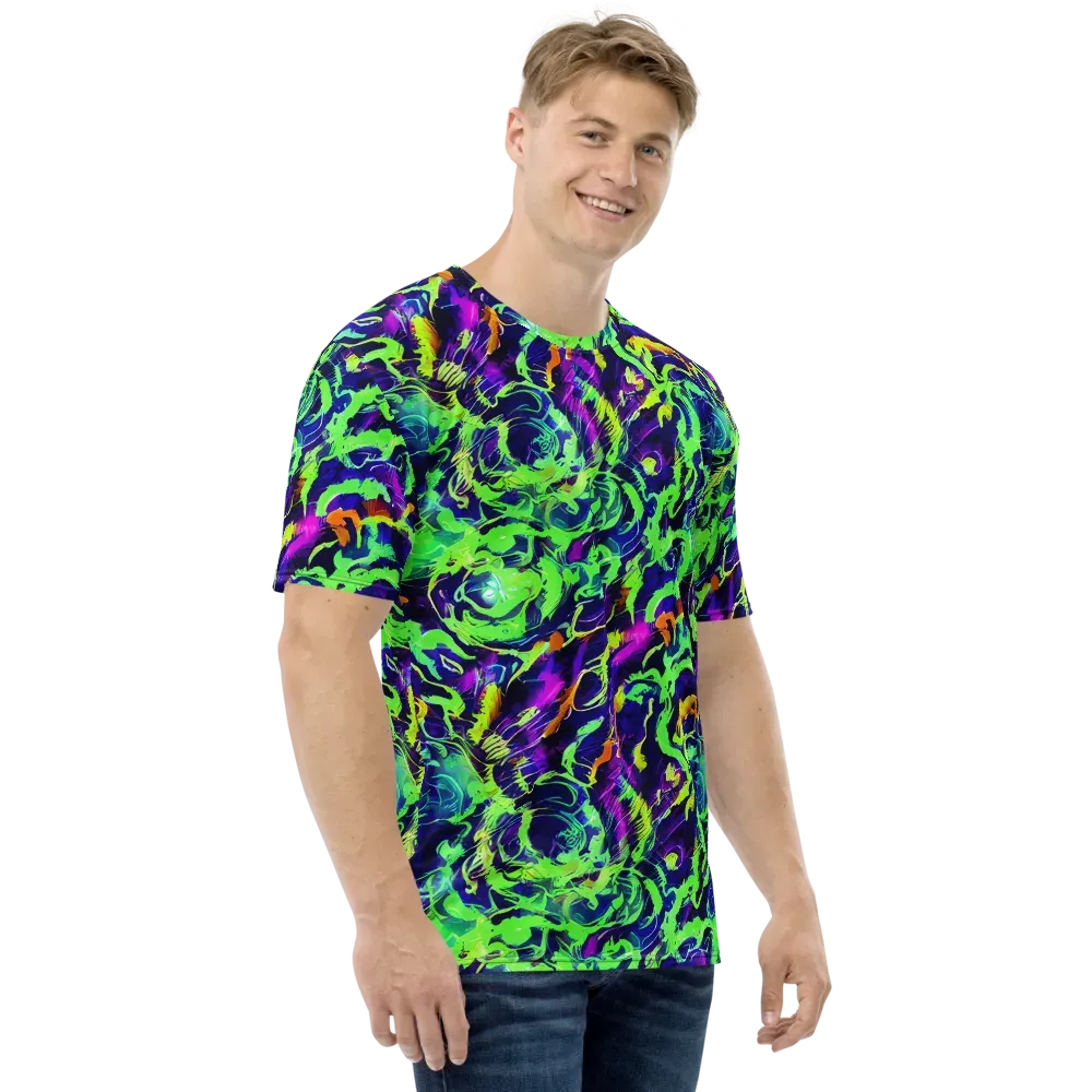 Lime After Midnight on Men's Crew Neck T-Shirt — Right