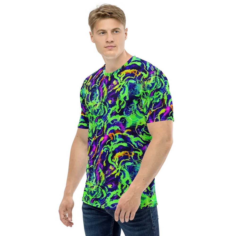 Lime After Midnight on Men's Crew Neck T-Shirt — Left