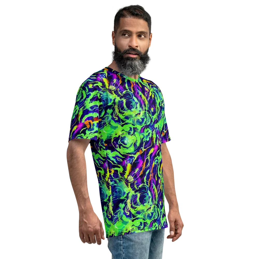 Lime After Midnight on Men's Crew Neck T-Shirt — Right