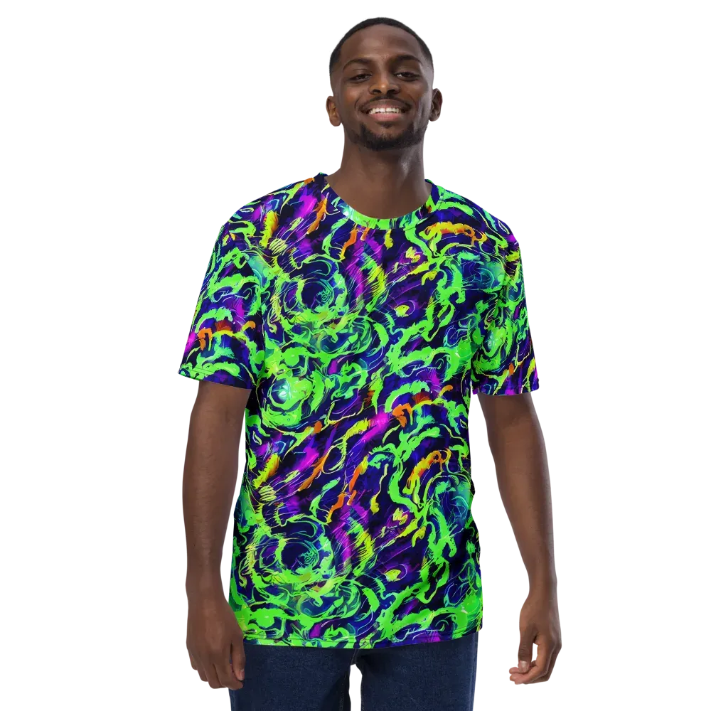 Lime After Midnight on Men's Crew Neck T-Shirt — Front