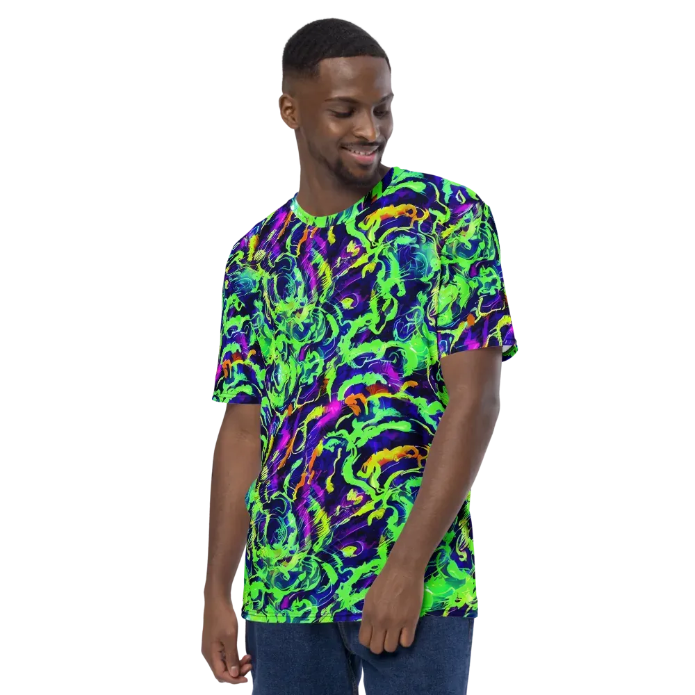 Lime After Midnight on Men's Crew Neck T-Shirt — Left