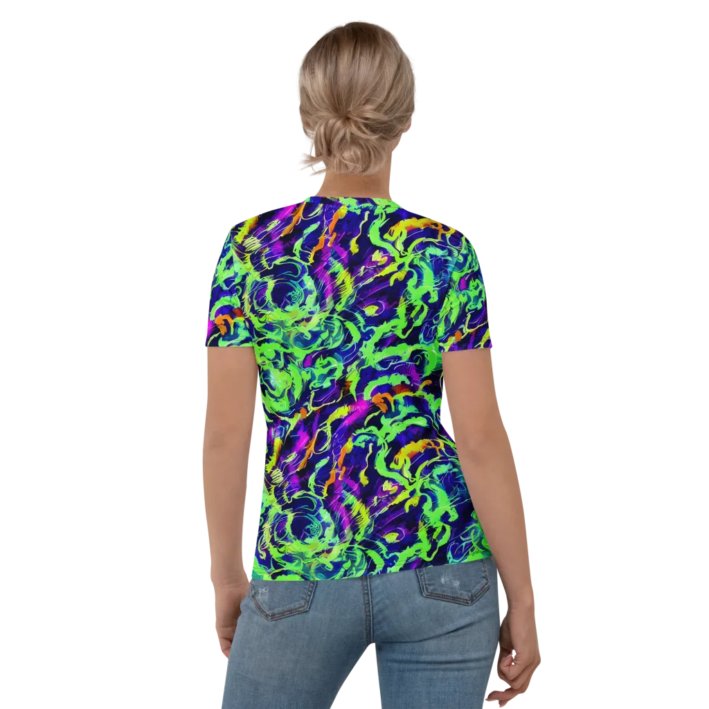 Lime After Midnight on Women's Crew Neck T-Shirt — Back