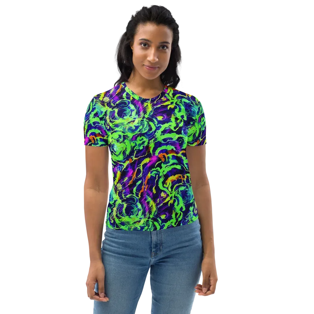 Lime After Midnight on Women's Crew Neck T-Shirt — Front