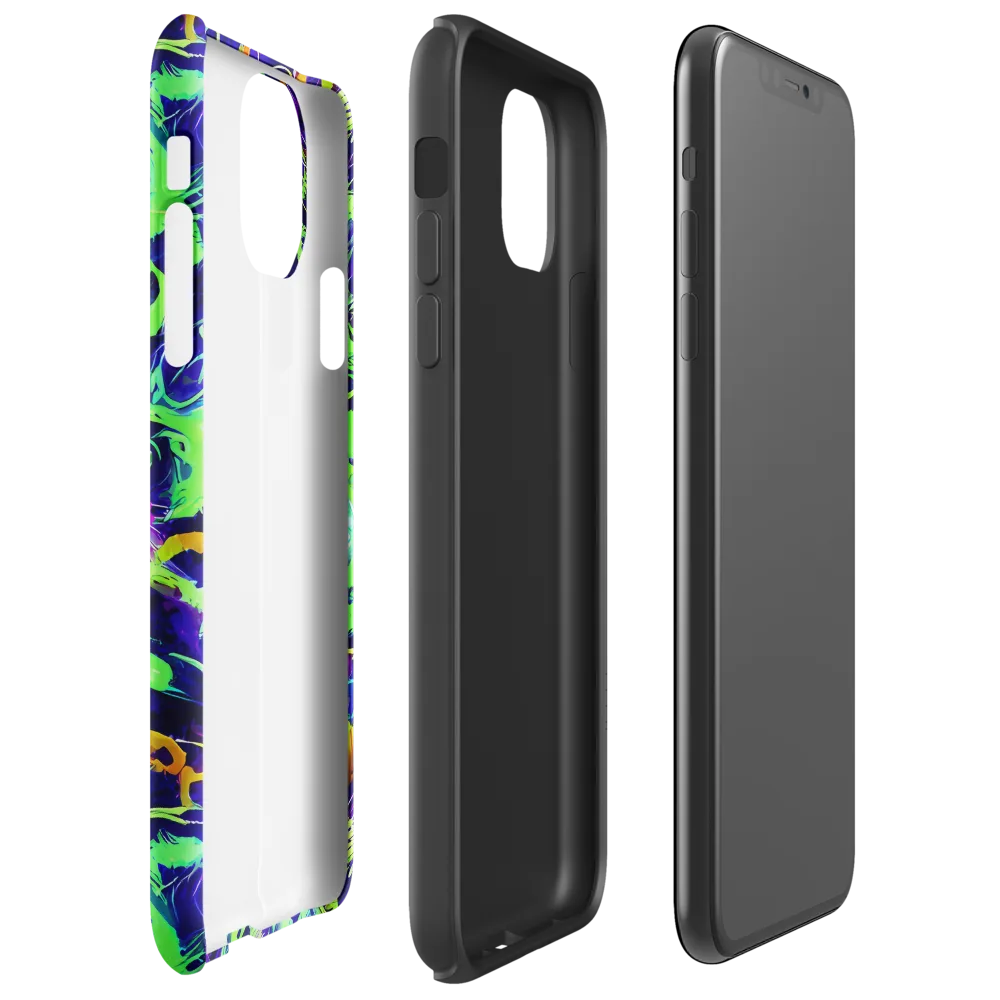 Lime After Midnight on Tough Case for iPhone® — Right
