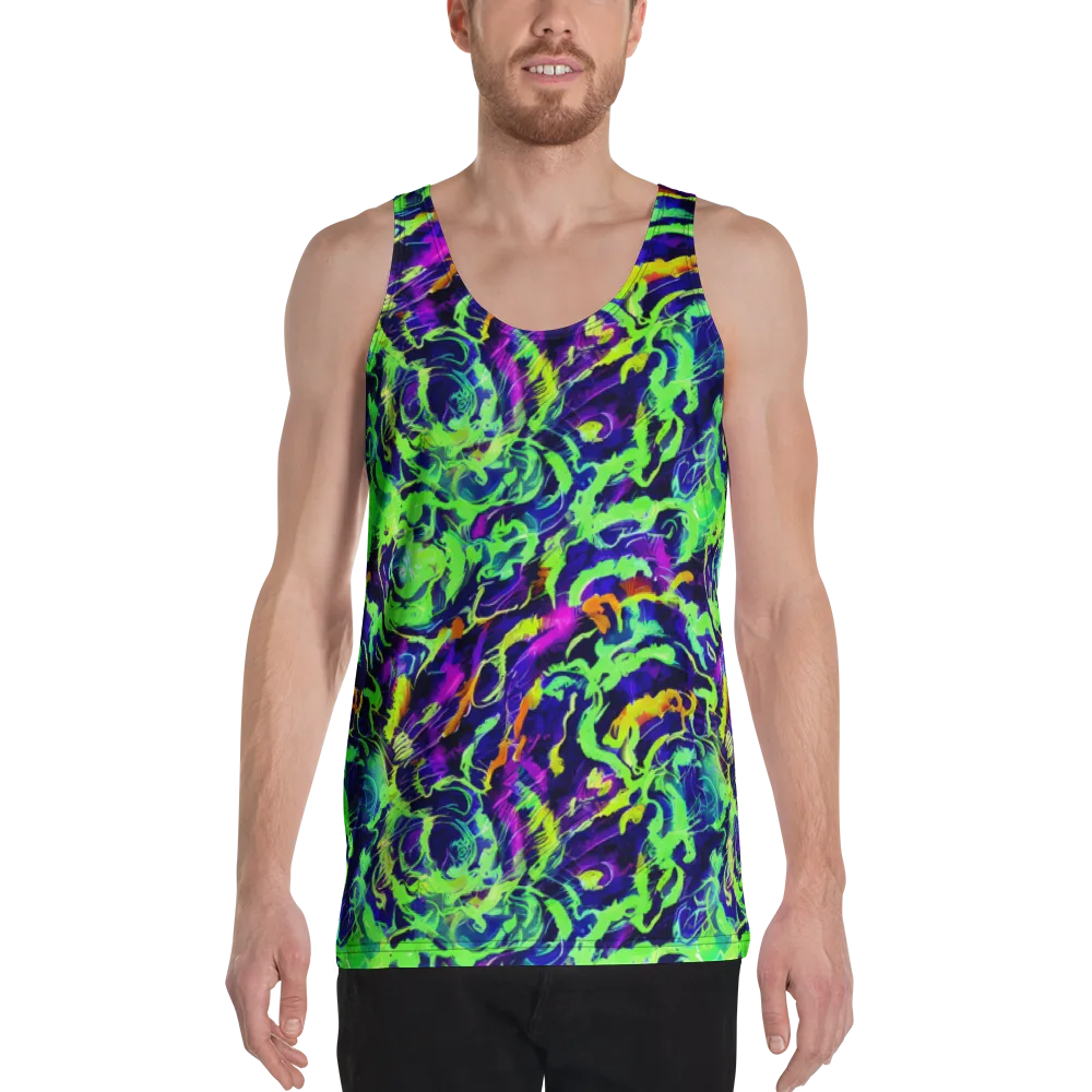 Lime After Midnight on Men's Tank Top — Front