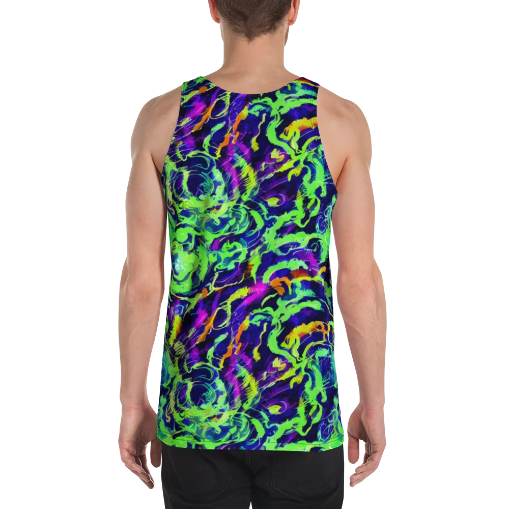 Lime After Midnight on Men's Tank Top — Back