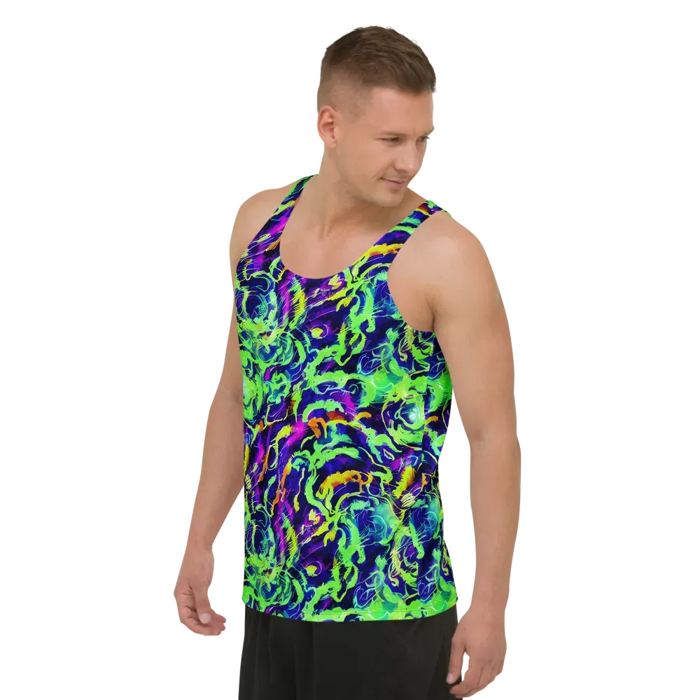 Lime After Midnight on Men's Tank Top — Left Front