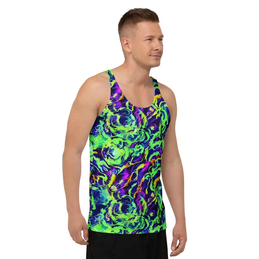 Lime After Midnight on Men's Tank Top — Right Front
