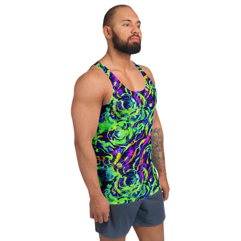 Lime After Midnight on Men's Tank Top — Right Front