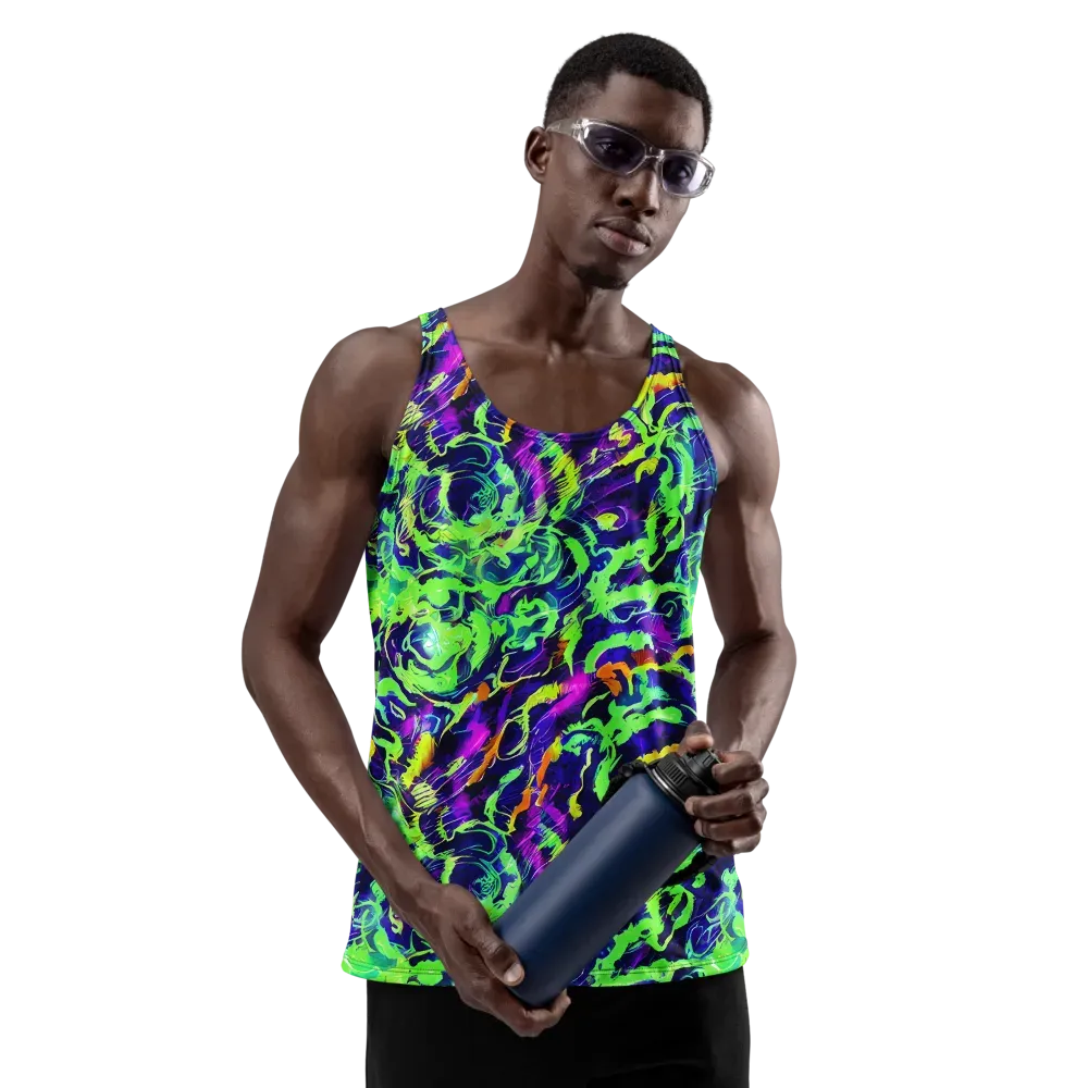 Lime After Midnight on Men's Tank Top — Front