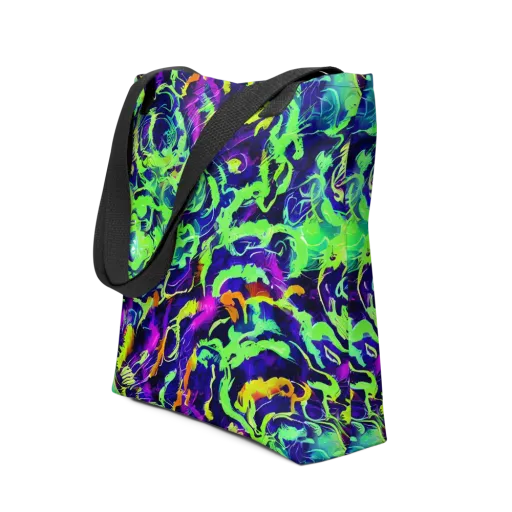 Lime After Midnight on a Tote Bag
